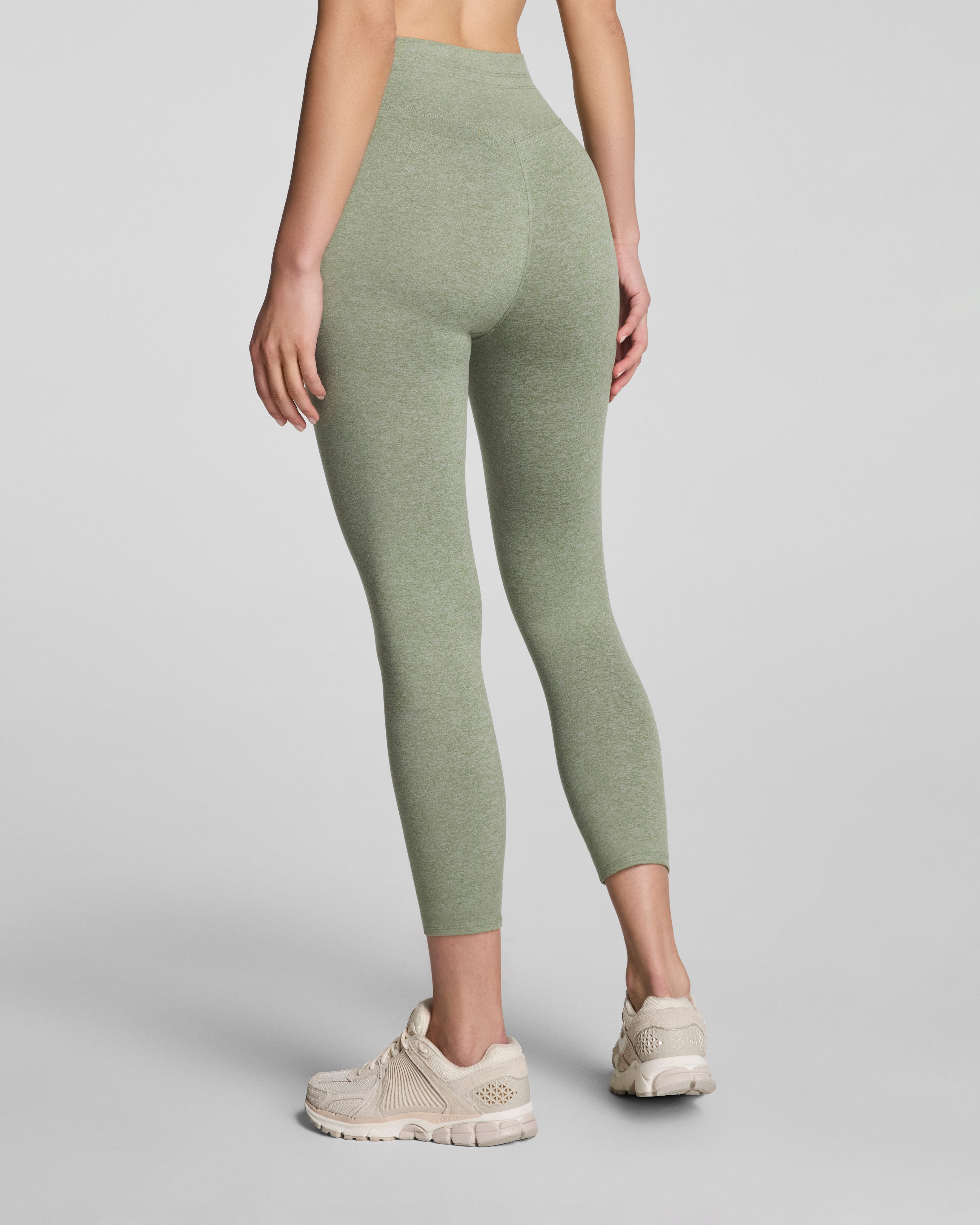 SPANX® SoftStretch 7/8 Leggings | Sage Leaf Heather