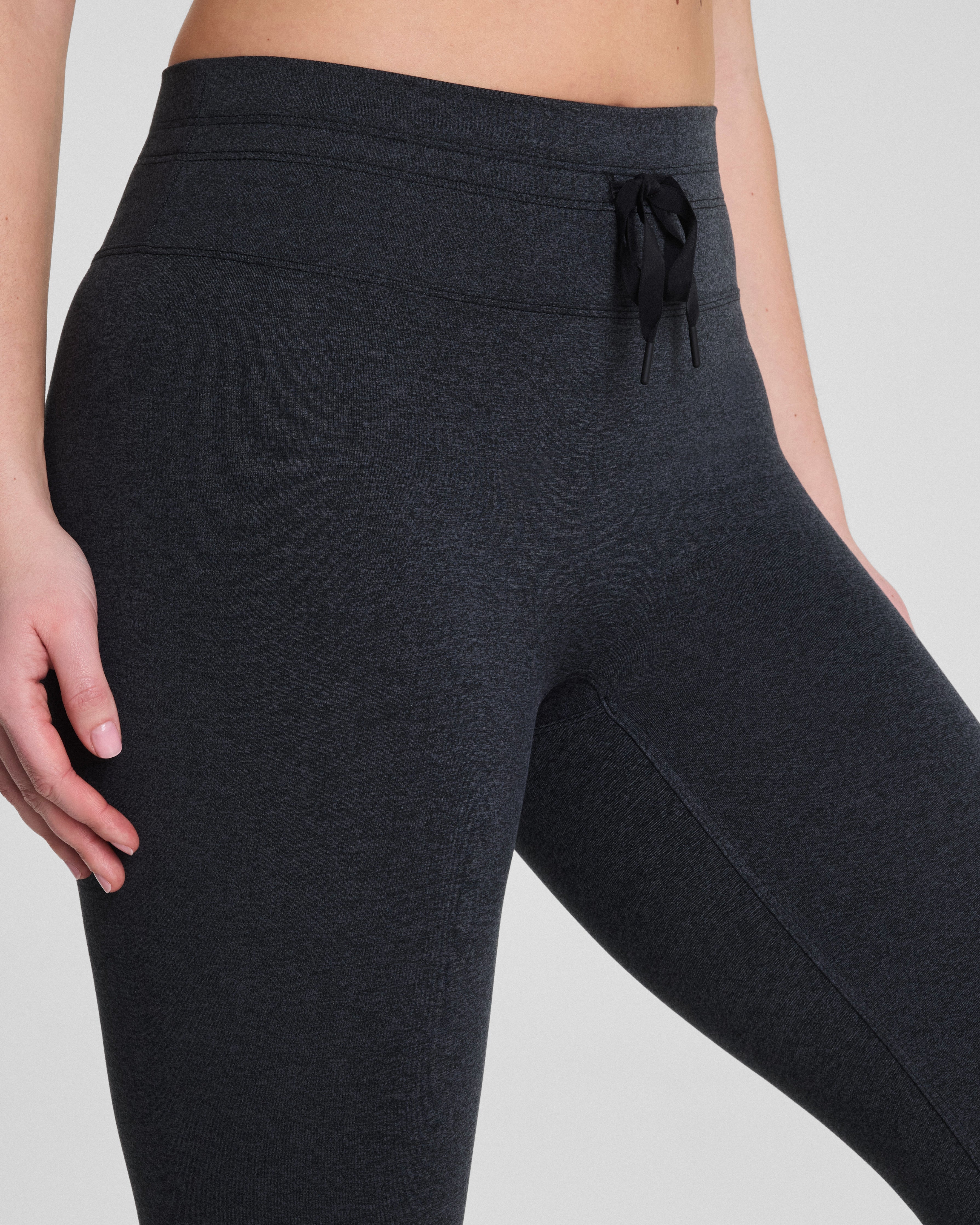 SPANX® SoftStretch 7/8 Leggings | Very Black/Light Very Black