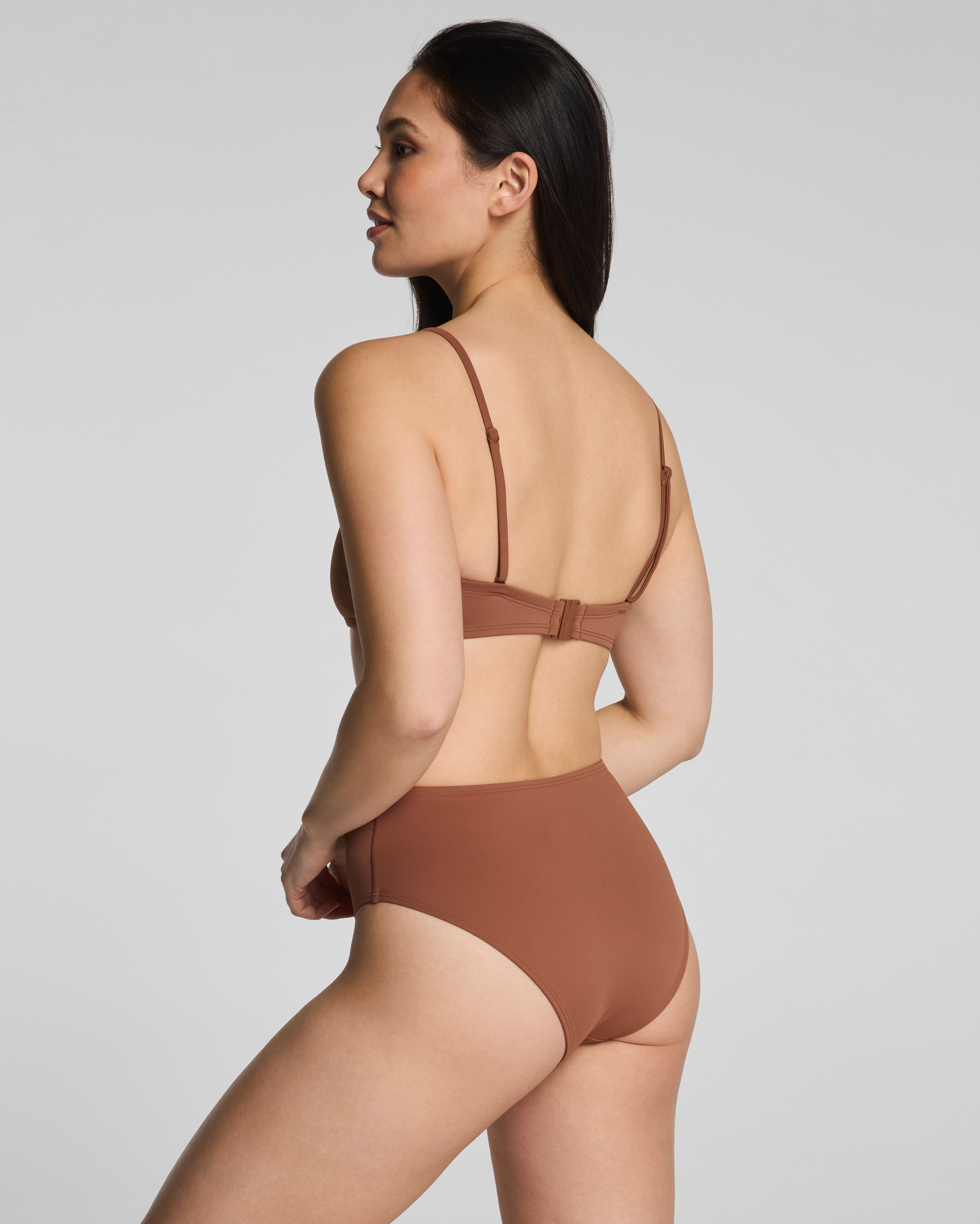 SPANXsmooth™ Swim Bandeau Bikini Top | Caraway