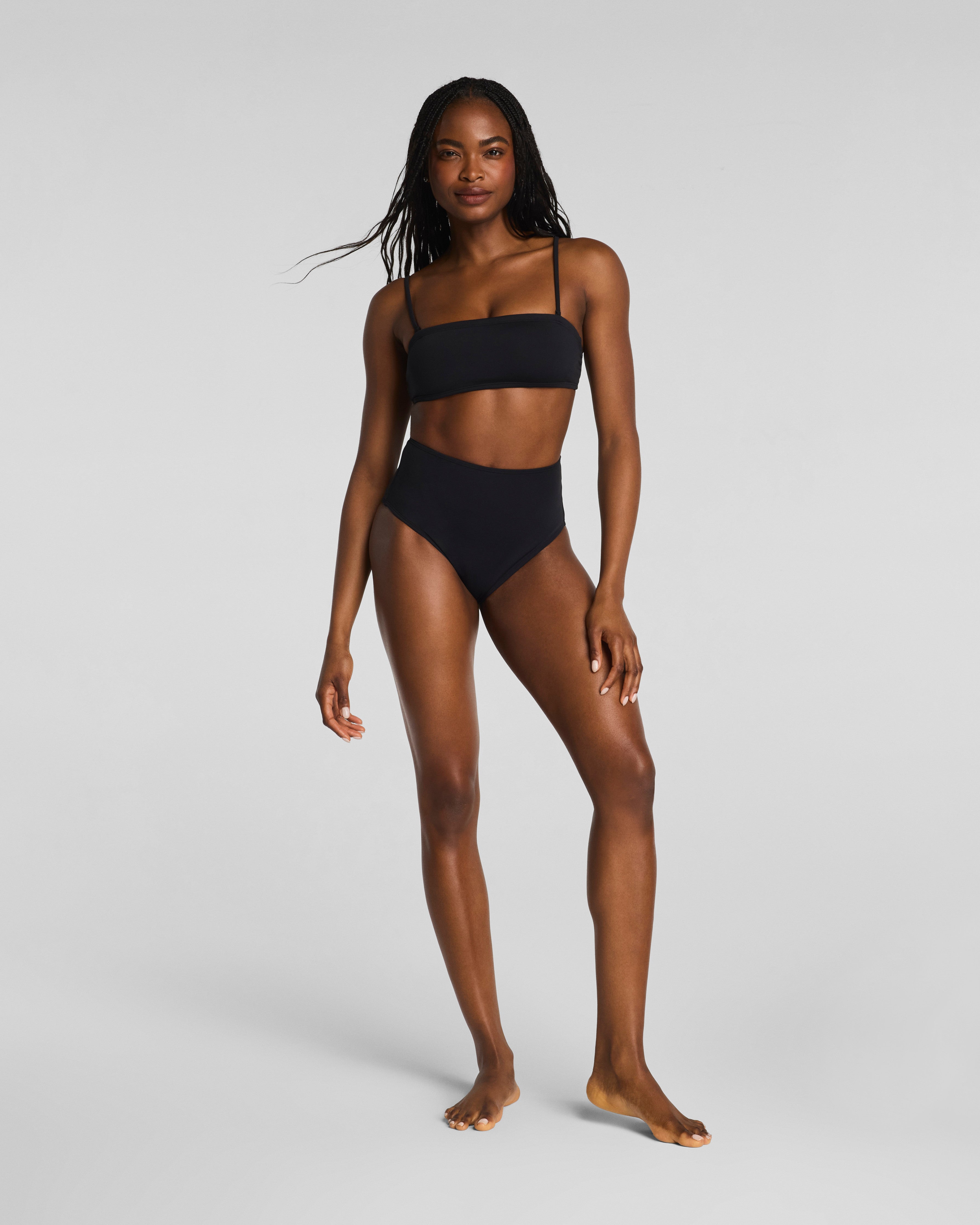 SPANXshape™ Swim Ultra Hi-Rise Bikini Bottom | Very Black