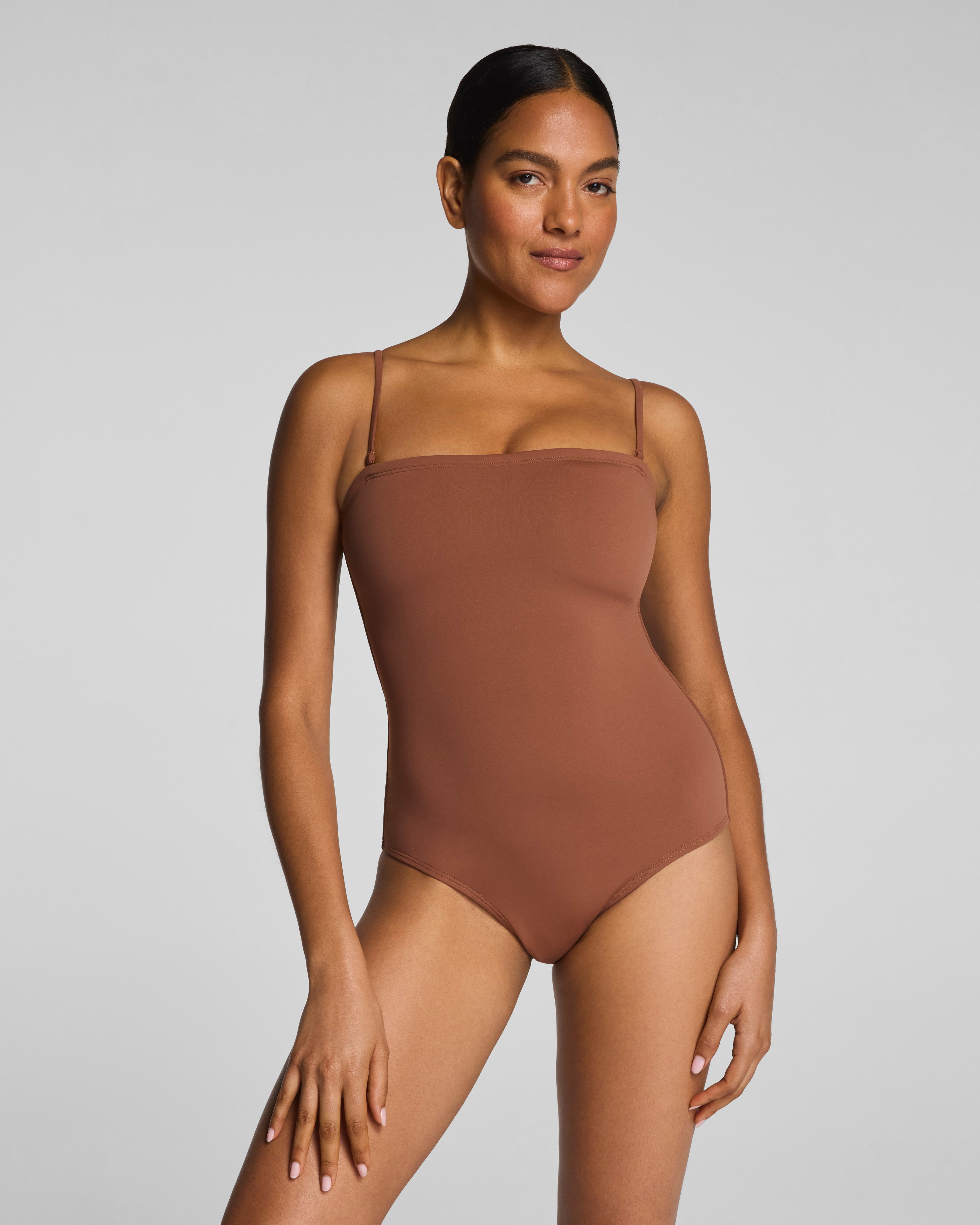SPANXshape™ Swim Bandeau One Piece | Caraway
