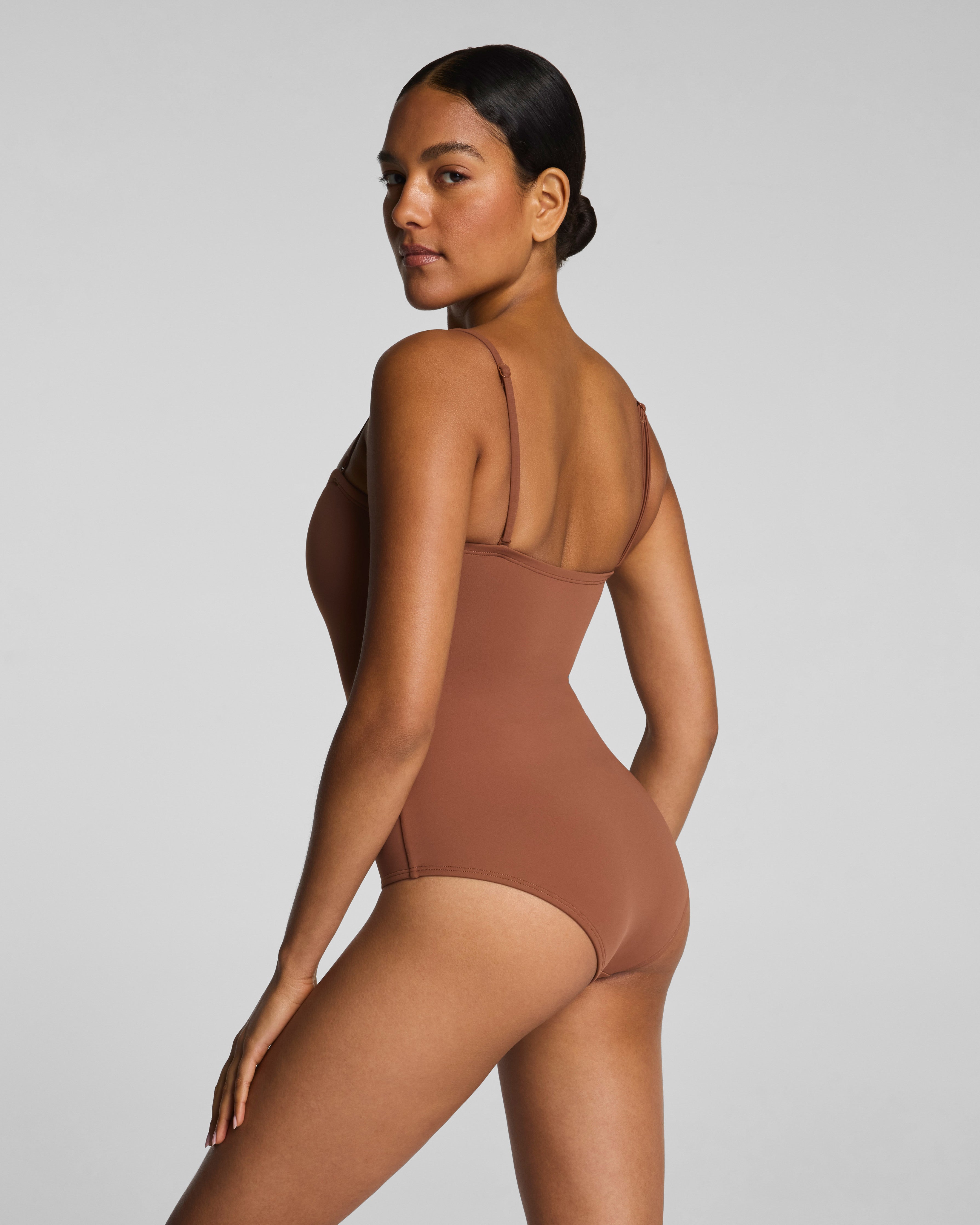 SPANXshape™ Swim Bandeau One Piece | Caraway