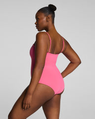 SPANXshape™ Swim Bandeau One Piece | Hibiscus