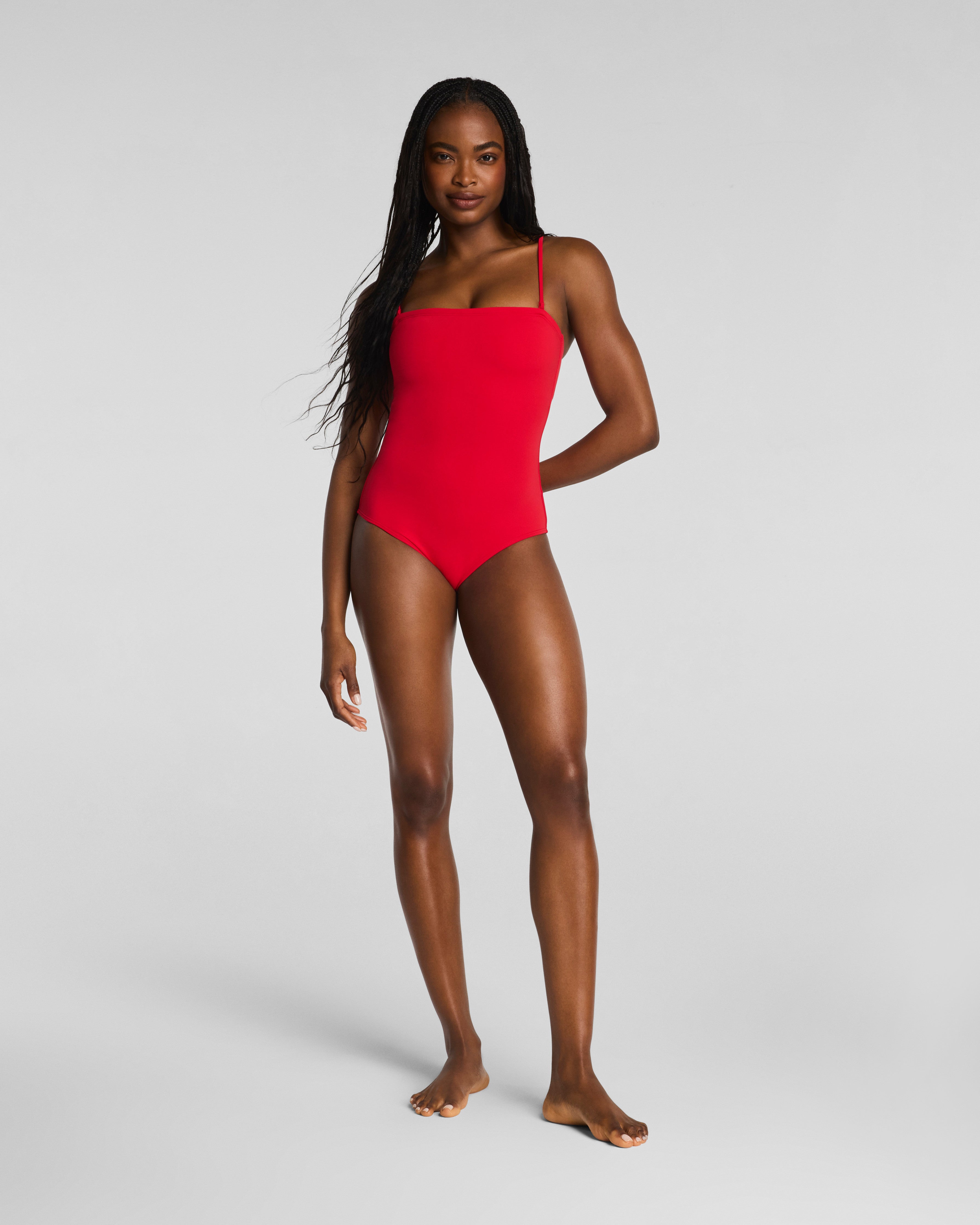 SPANXshape™ Swim Bandeau One Piece | SPANX® Red