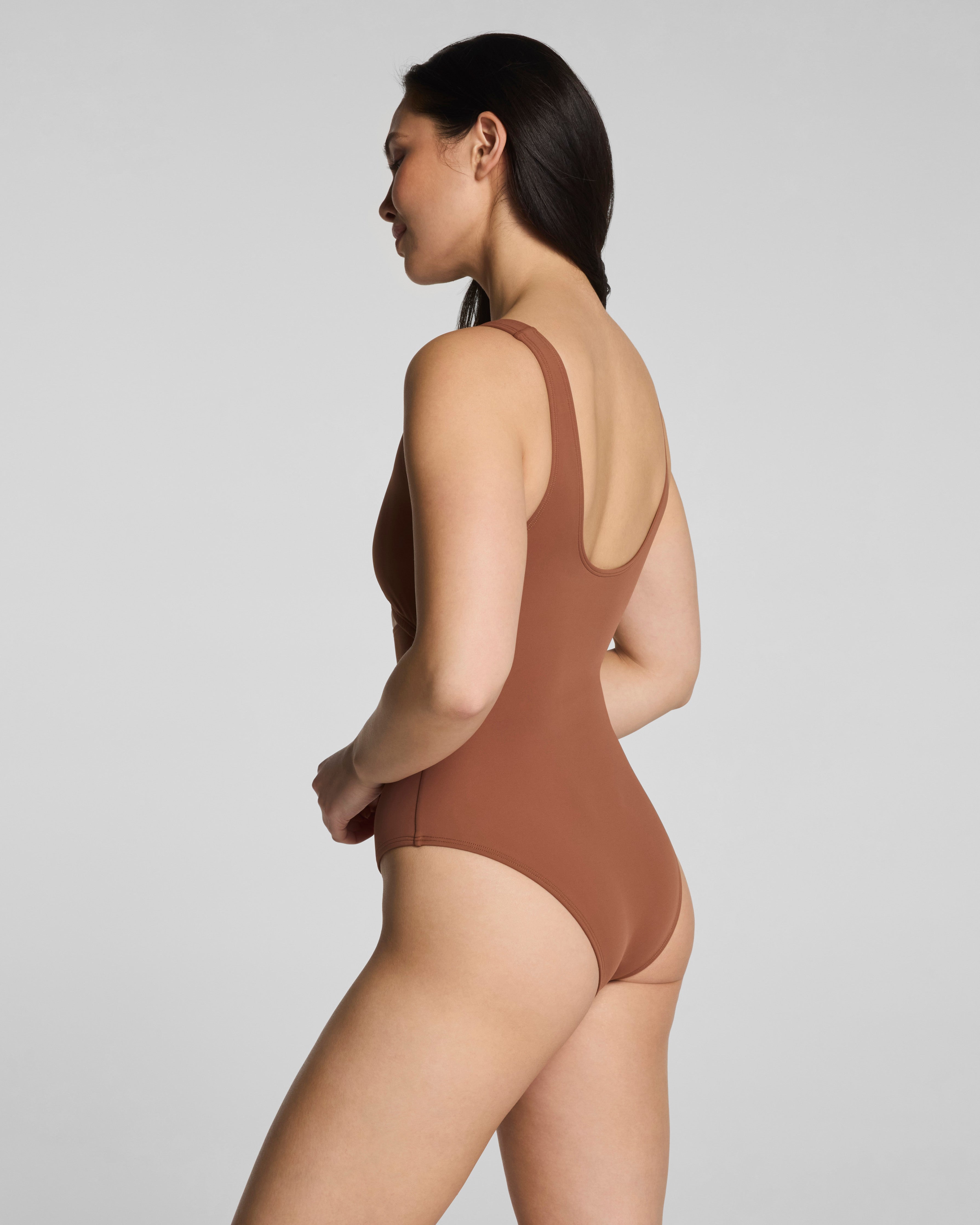 SPANXshape™ Swim Cutout One Piece | Caraway