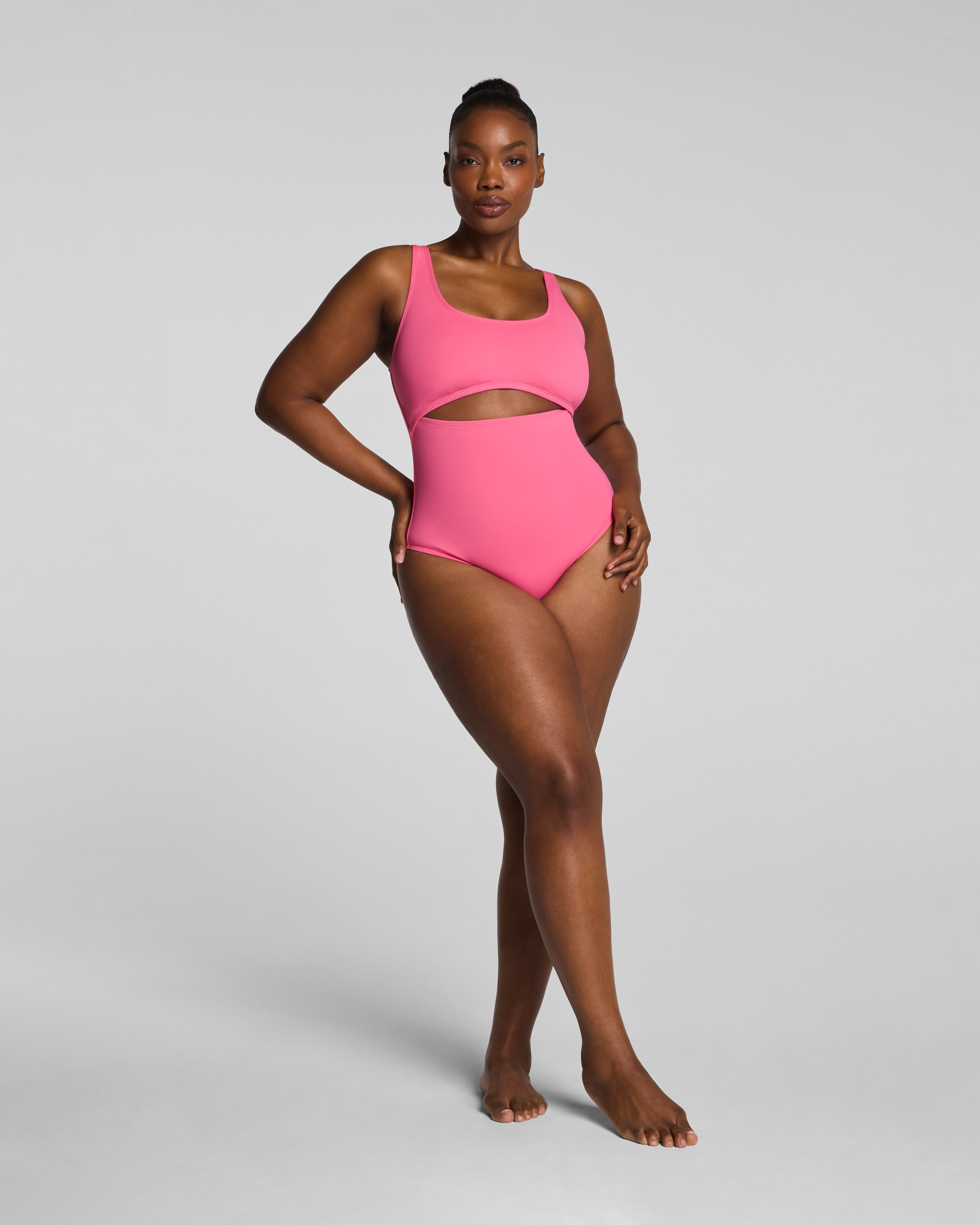 SPANXshape™ Swim Cutout One Piece | Hibiscus