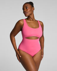SPANXshape™ Swim Cutout One Piece | Hibiscus
