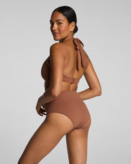 SPANXshape™ Swim Halter Bikini Top | Caraway