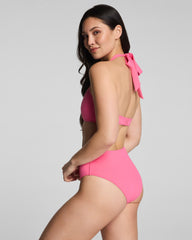 SPANXshape™ Swim Halter Bikini Top | Hibiscus