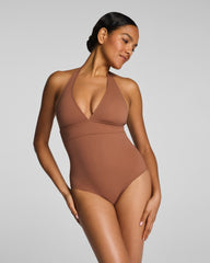SPANXsculpt™ Swim Halter One Piece | Caraway