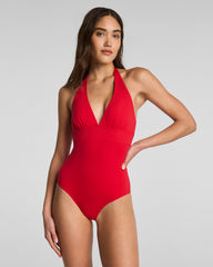 SPANXsculpt™ Swim Halter One Piece | SPANX® Red