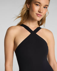 SPANXsculpt™ Swim High-Neck One Piece | Very Black