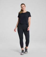 SPANX® SoftStretch 7/8 Leggings | Very Black/Light Very Black