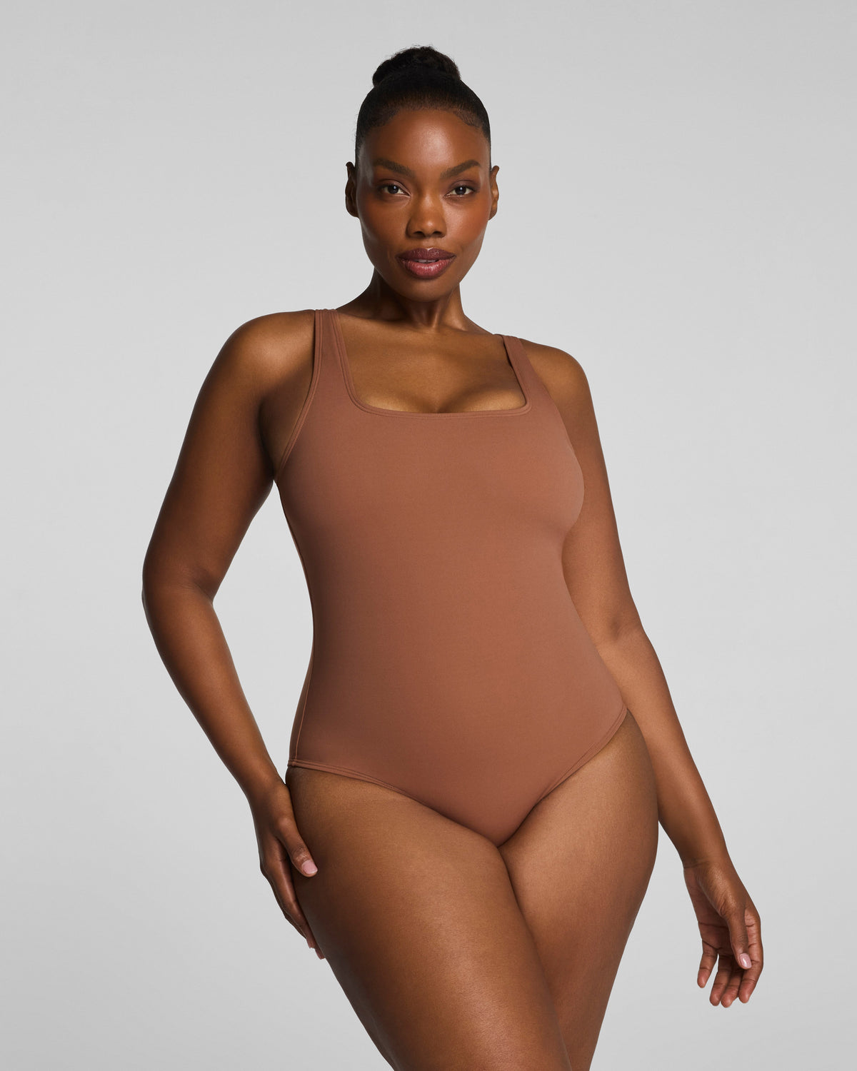 SPANXsculpt™ Swim Square Neck One Piece | Caraway