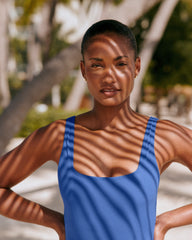 SPANXsculpt™ Swim Square Neck One Piece | Current
