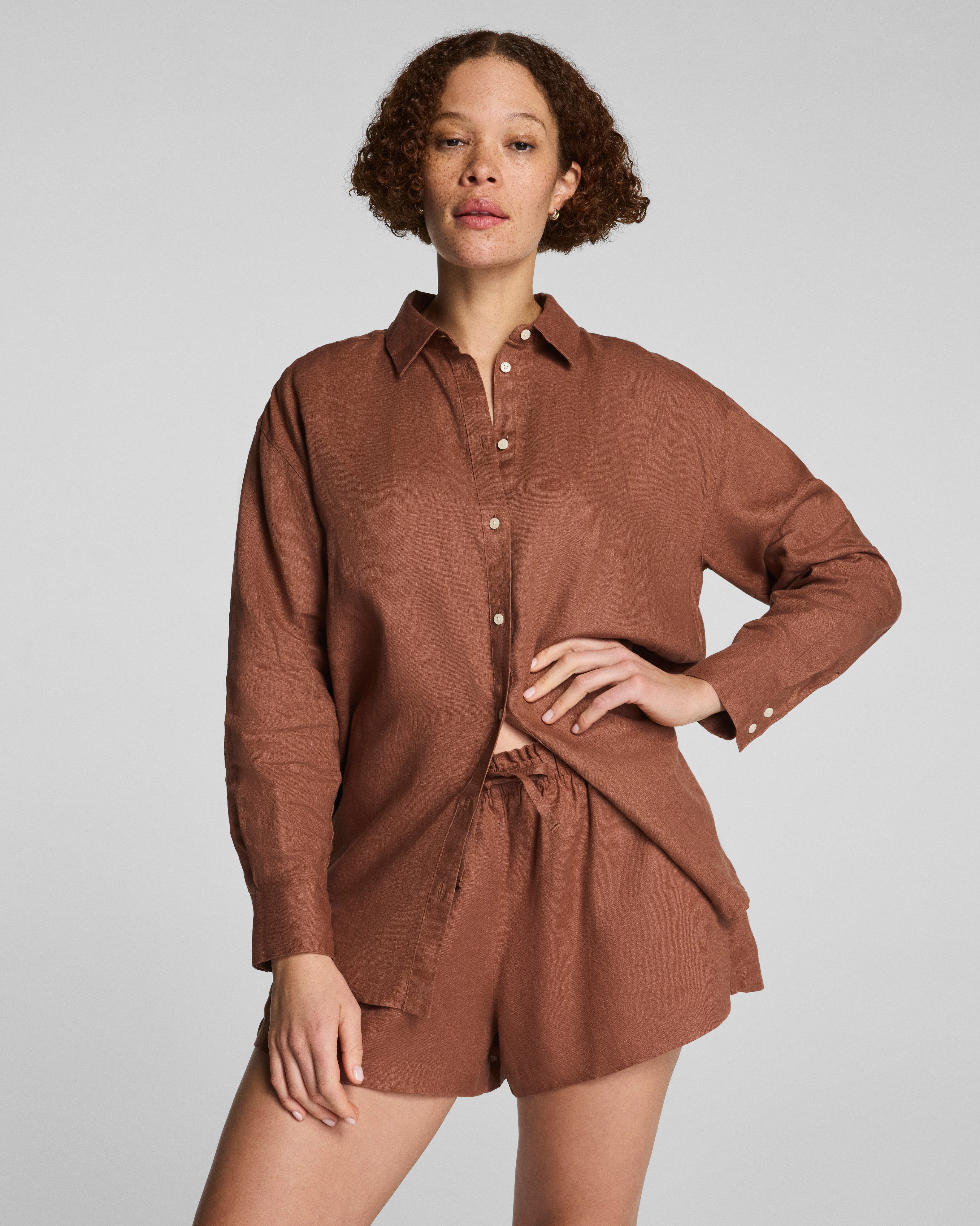 SPANX® Beach Button Down