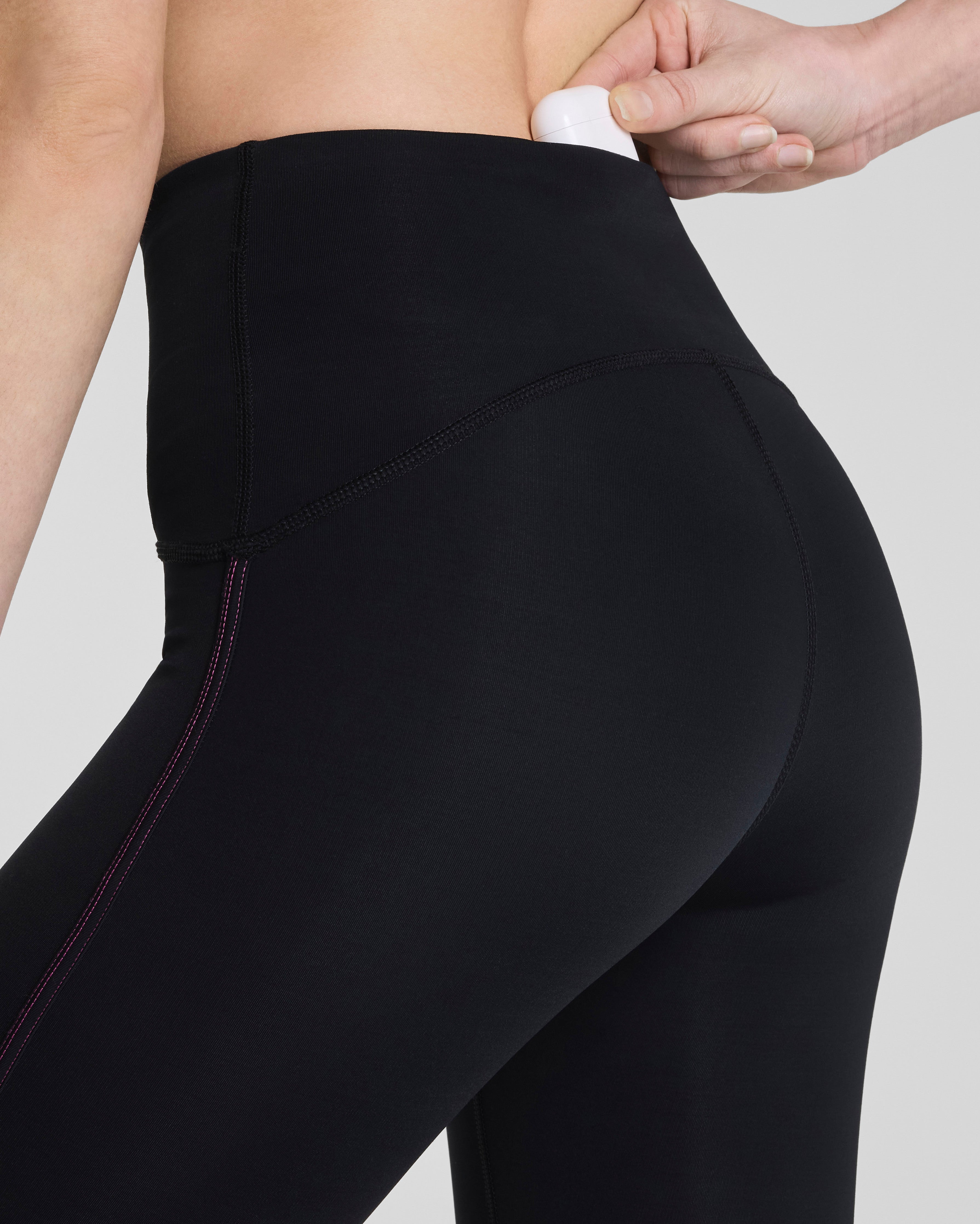 SPANXshape™ Booty Boost® 7/8 Leggings with StayCool Tech | Very Black