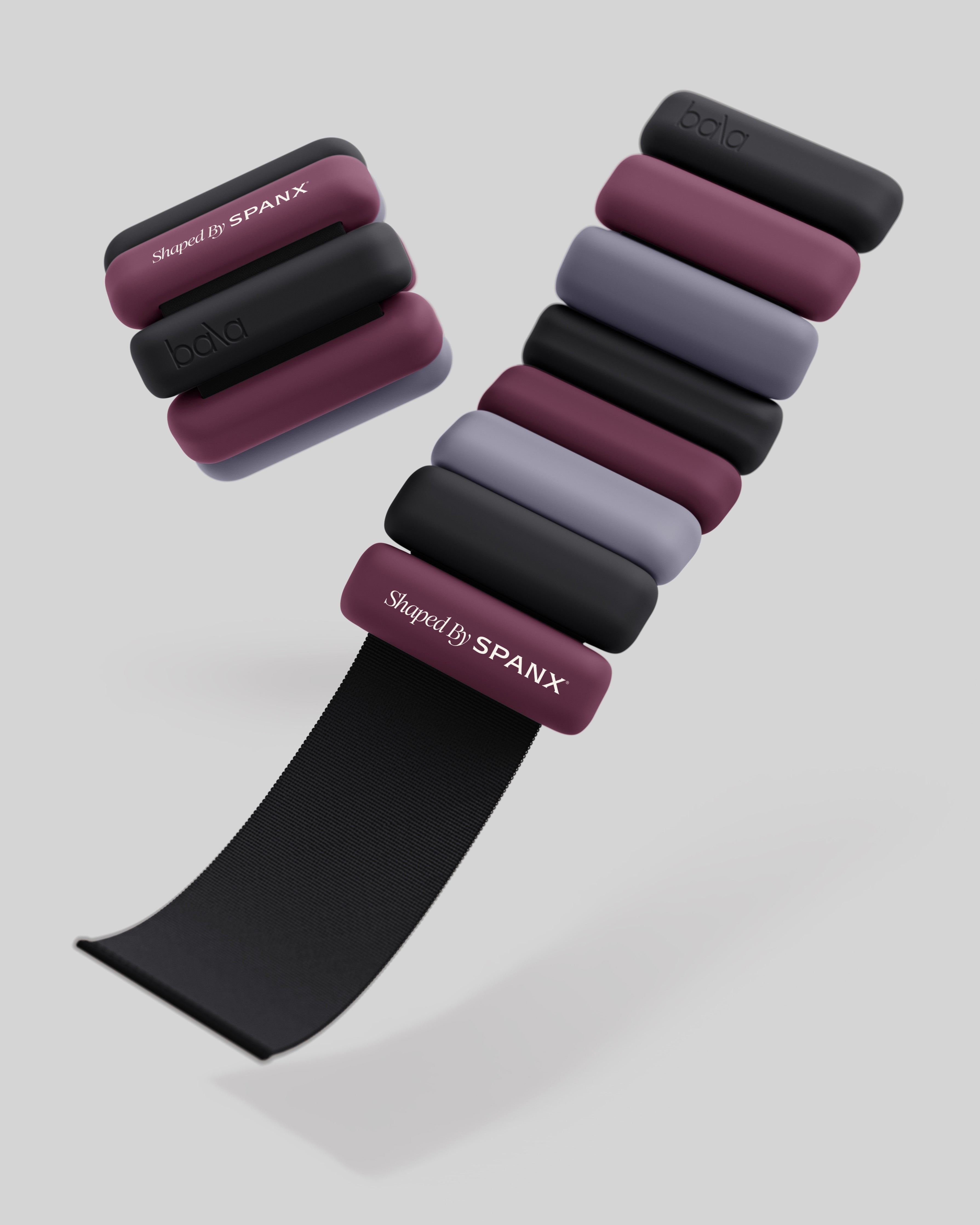 Bala 2-lb Bangles  Plum Berry/Orchid Ash/Very Black