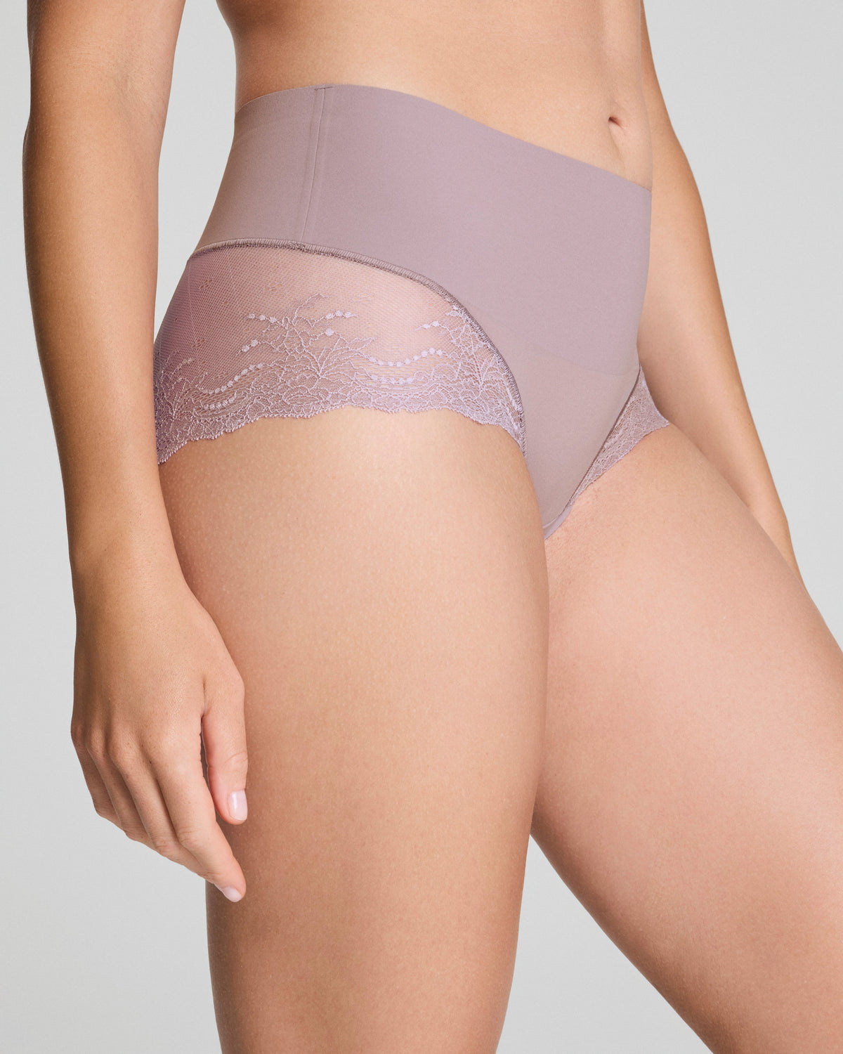 SPANXsupersmooth™ Undie-tectable® Lace Hi-Hipster  Lilac Frost